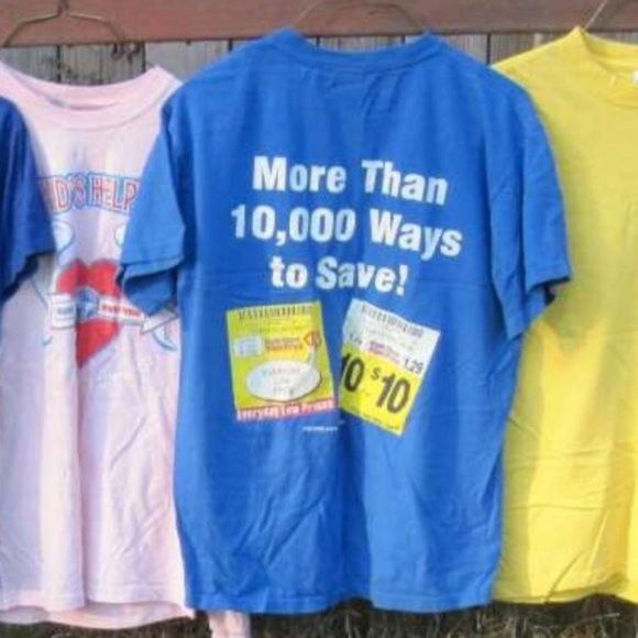 More Than 10k Ways To Save Low Price Tags Medium Blue Kroger Work T- Shirt Tee - Picture 8 of 11